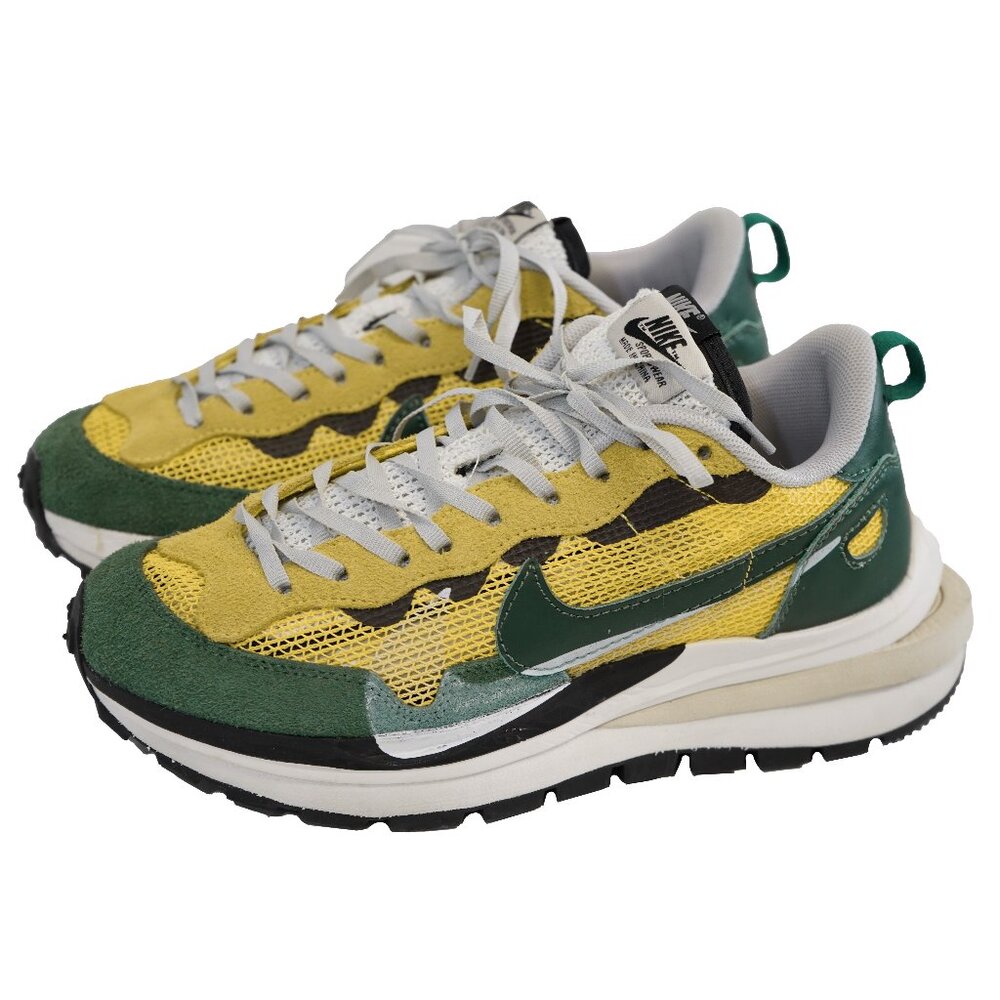 Nike Sacai VaporWaffle Sneaker Tour Yellow 80s Funky Loud Dad Shoe BV0073 300
